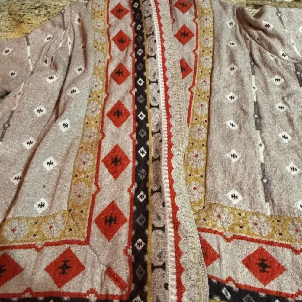 Sparrow Multicolor Patterned Cardigan - Picture 4 of 6